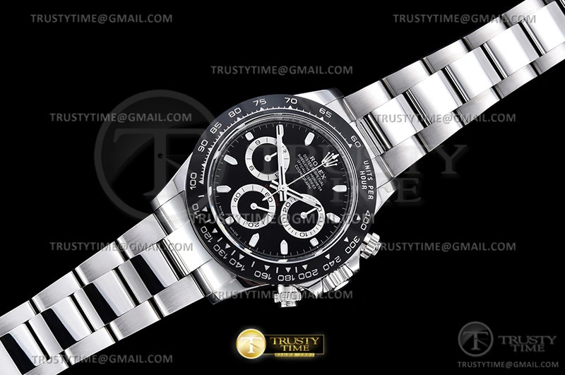 Upgraded ROLDYT0348B – Daytona 116500 CER SS Black 904L BTF Asia 947