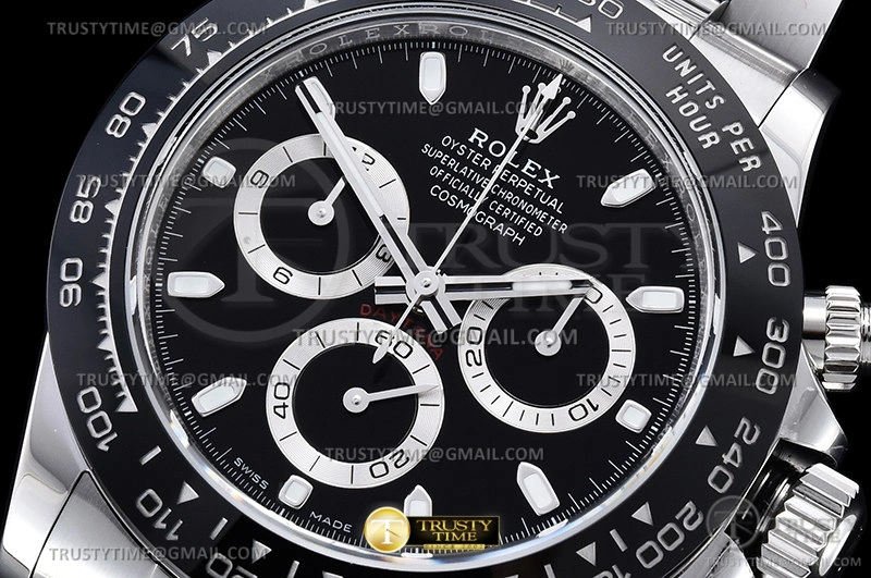 Upgraded ROLDYT0348B – Daytona 116500 CER SS Black 904L BTF Asia 947