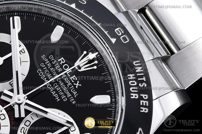 Upgraded ROLDYT0348B – Daytona 116500 CER SS Black 904L BTF Asia 947
