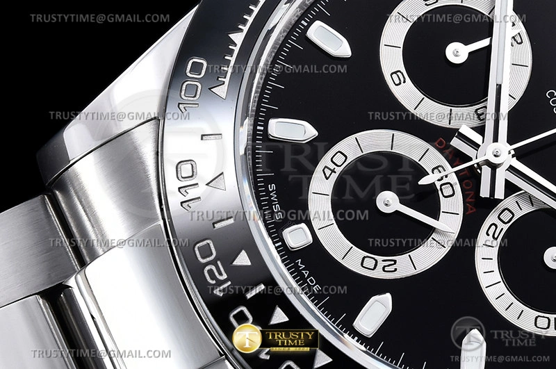 Upgraded ROLDYT0348B – Daytona 116500 CER SS Black 904L BTF Asia 947