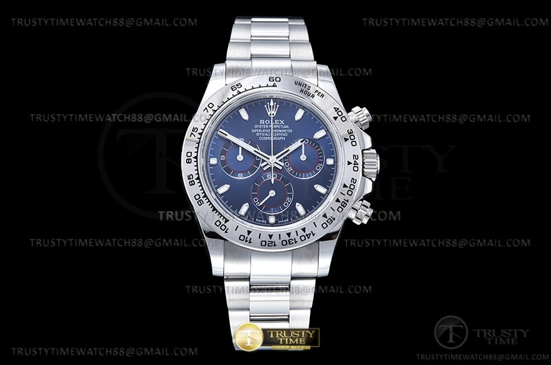 ROLDYT0441A – Daytona 116509 904L WG WG Blue Stk QF V3 SH Timeless 954