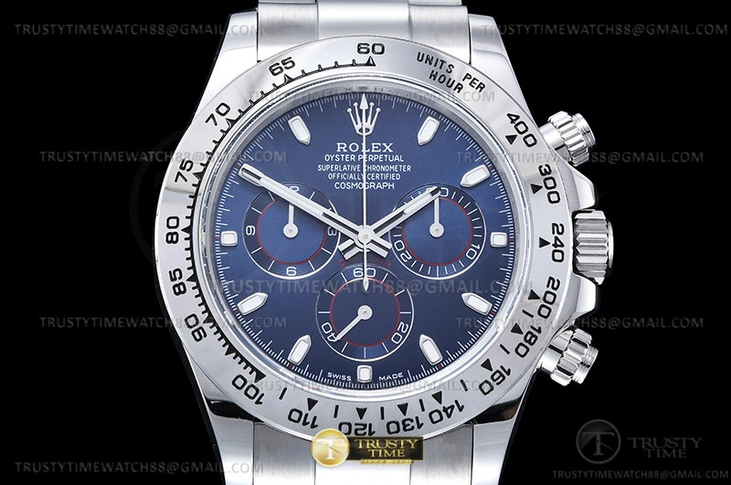 ROLDYT0441A – Daytona 116509 904L WG WG Blue Stk QF V3 SH Timeless 954