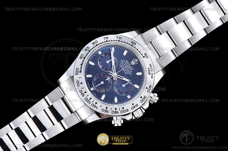 ROLDYT0441A – Daytona 116509 904L WG WG Blue Stk QF V3 SH Timeless 954
