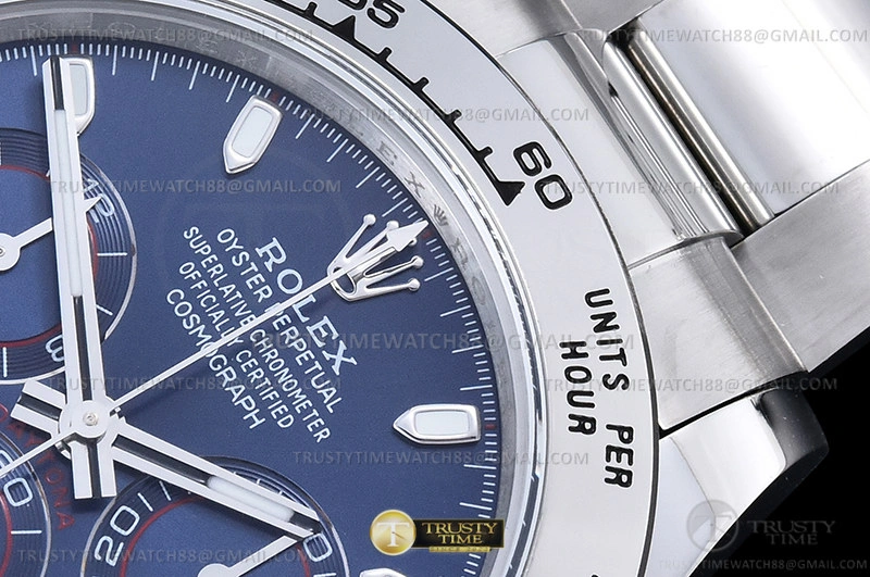 ROLDYT0441A – Daytona 116509 904L WG WG Blue Stk QF V3 SH Timeless 954