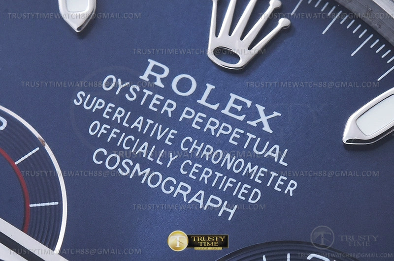 ROLDYT0441A – Daytona 116509 904L WG WG Blue Stk QF V3 SH Timeless 954