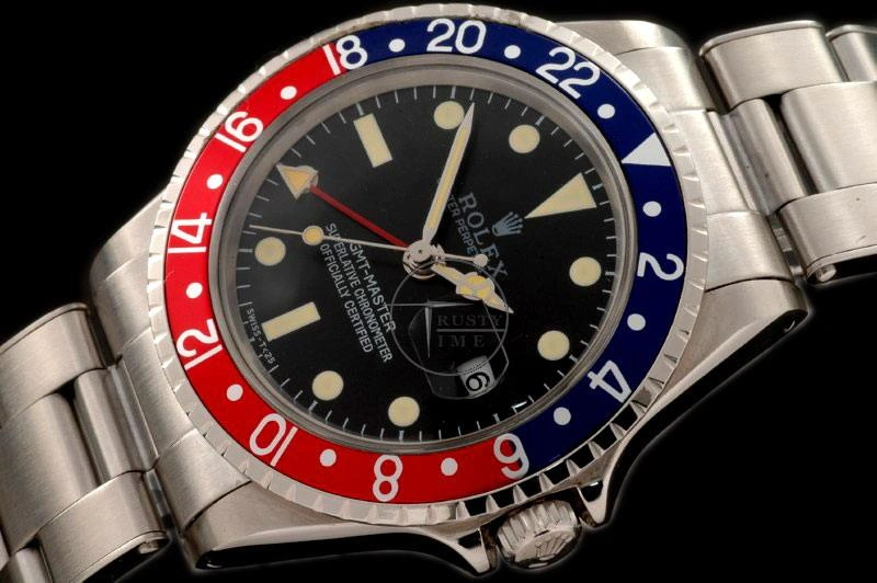 Resilient ROLGMT016A – Vintage GMT SS Blue Red Bezel Swiss Eta 2836- 969
