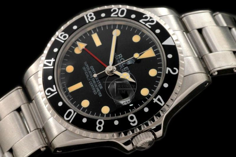 ROLGMT016C – Vintage GMT SS Black Bezel Swiss Eta 2836- Versatile 962