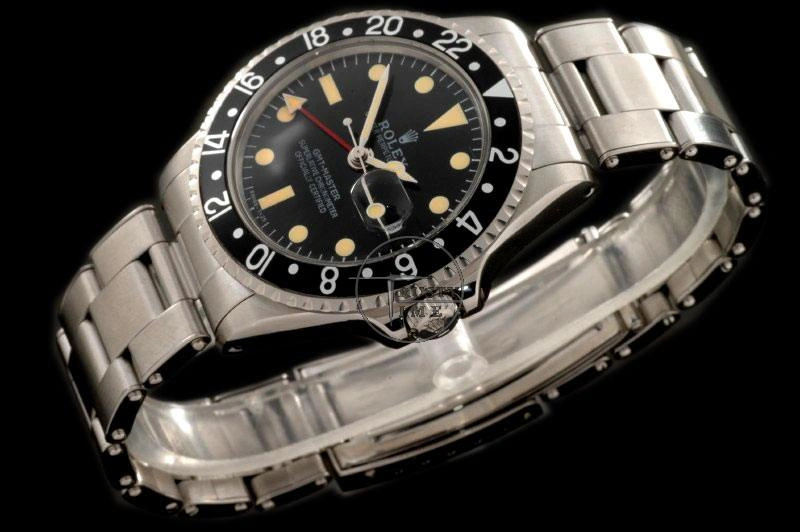 ROLGMT016C – Vintage GMT SS Black Bezel Swiss Eta 2836- Versatile 962