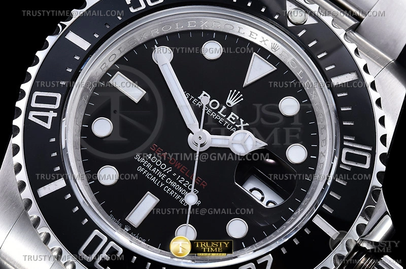 HighQuality ROLSD0105 – Seadweller 126600 43mm SS SS Single Red ARF V4 A 1002