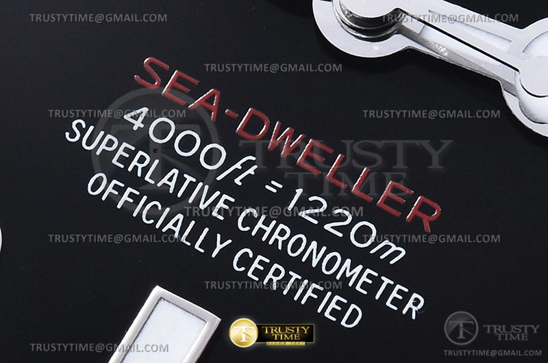 HighQuality ROLSD0105 – Seadweller 126600 43mm SS SS Single Red ARF V4 A 1002