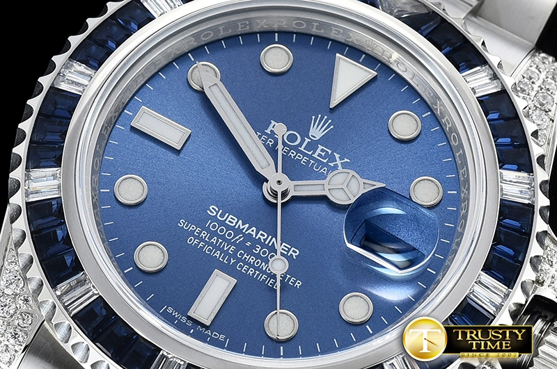 SoftTouch ROLSUB0264A – Submariner 116619 Blue Diam SS SS Blue GSF A 1032