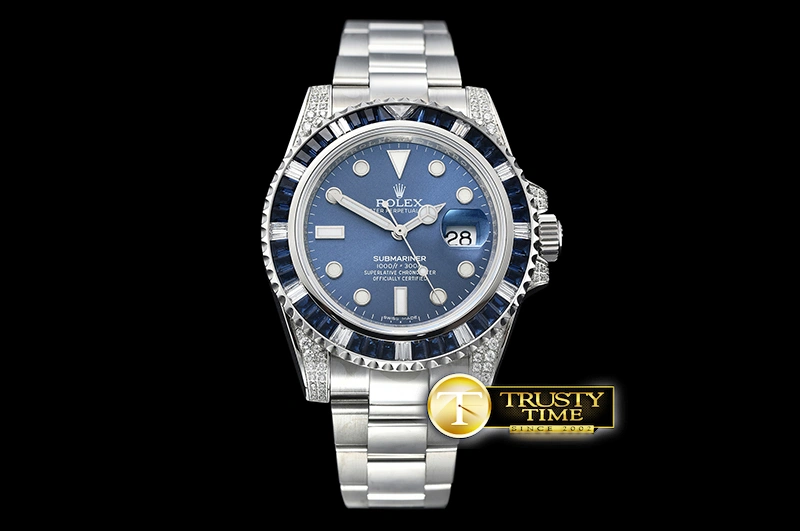 SoftTouch ROLSUB0264A – Submariner 116619 Blue Diam SS SS Blue GSF A 1032