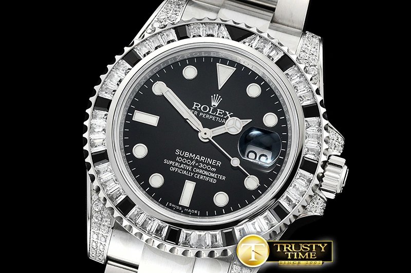 Seasonal ROLSUB0264B – Submariner 116619 Black Diam SS SS Black GSF A 1035