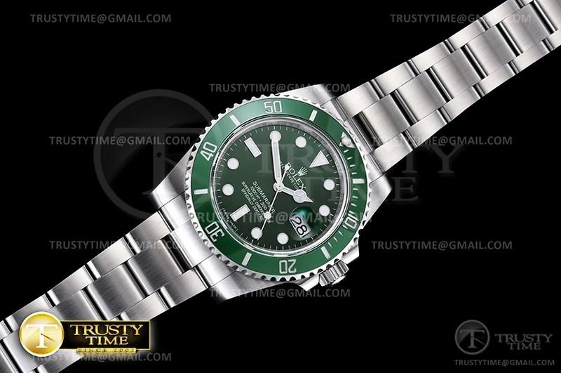 Contemporary ROLSUB0280A – Submariner 116610LV 904L SS SS Green ARF V3 SH 1033