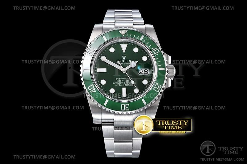 Contemporary ROLSUB0280A – Submariner 116610LV 904L SS SS Green ARF V3 SH 1033