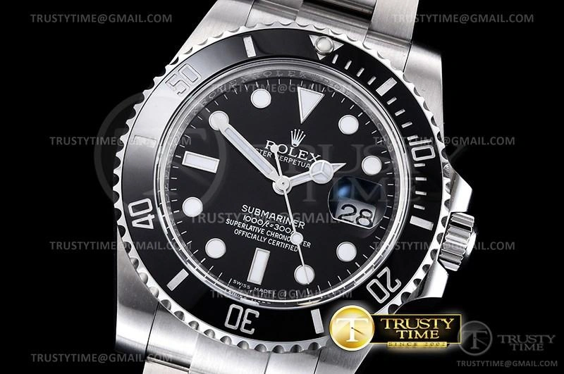 Bold ROLSUB0280B – Submariner 116610LN 904L SS SS Black ARF V3 SH 1034