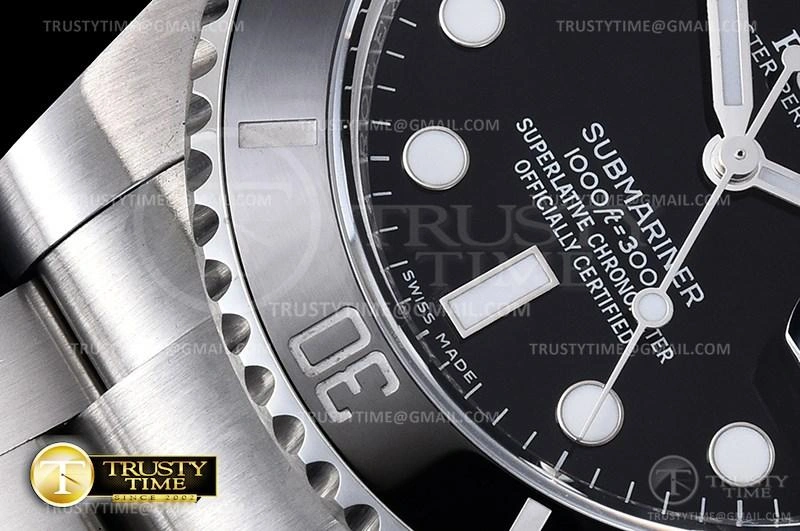 Bold ROLSUB0280B – Submariner 116610LN 904L SS SS Black ARF V3 SH 1034