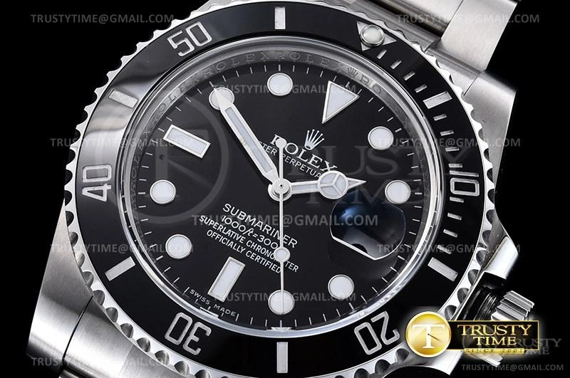 Bold ROLSUB0280B – Submariner 116610LN 904L SS SS Black ARF V3 SH 1034