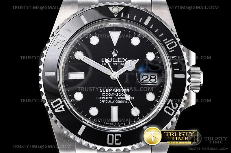 Bold ROLSUB0280B – Submariner 116610LN 904L SS SS Black ARF V3 SH 1034