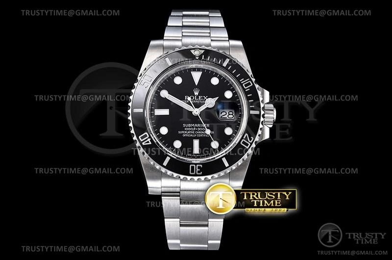 Bold ROLSUB0280B – Submariner 116610LN 904L SS SS Black ARF V3 SH 1034