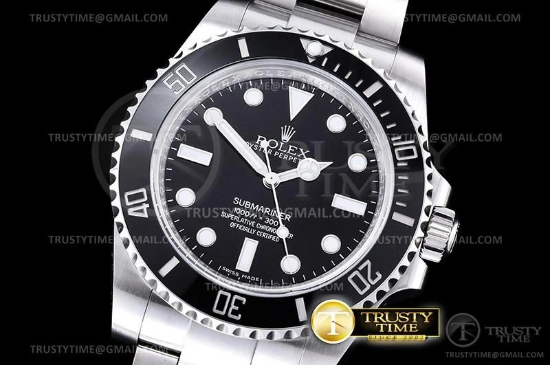 ROLSUB0281 – Submariner 114060 904L SS SS Blk V10 Noob SA WaterResistant 1036