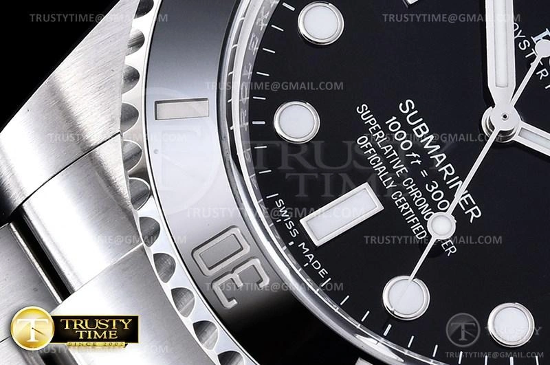 ROLSUB0281 – Submariner 114060 904L SS SS Blk V10 Noob SA WaterResistant 1036
