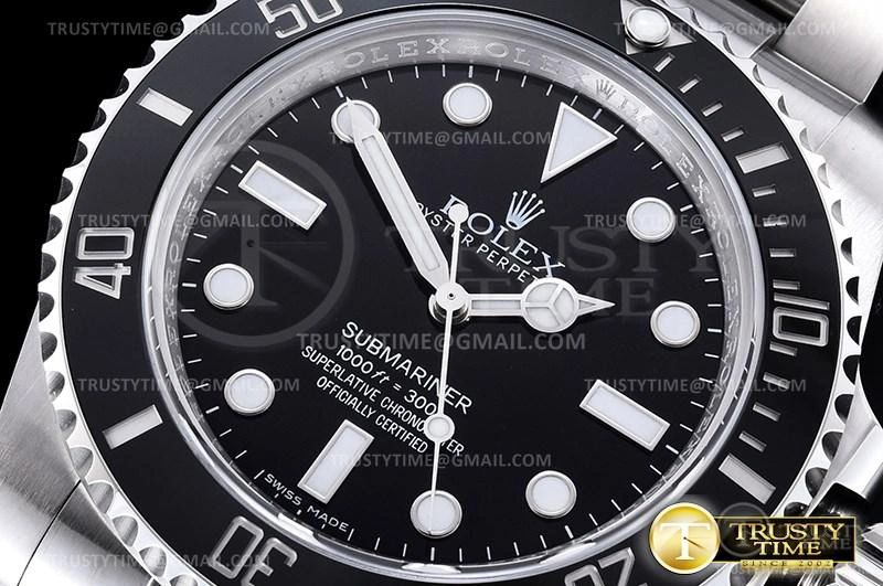 ROLSUB0281 – Submariner 114060 904L SS SS Blk V10 Noob SA WaterResistant 1036