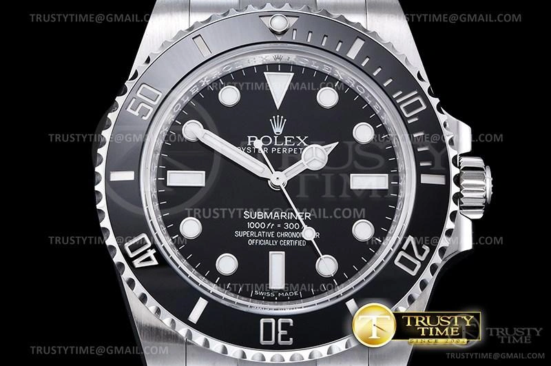ROLSUB0281 – Submariner 114060 904L SS SS Blk V10 Noob SA WaterResistant 1036
