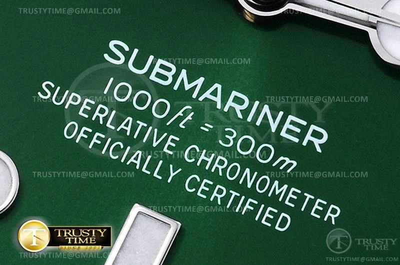 Sustainable ROLSUB0288 – Submariner 116610LV 904L SS SS Green V2S ZZF SA 1039