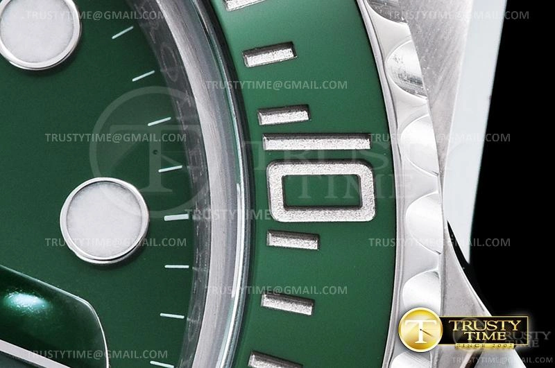 Sustainable ROLSUB0288 – Submariner 116610LV 904L SS SS Green V2S ZZF SA 1039