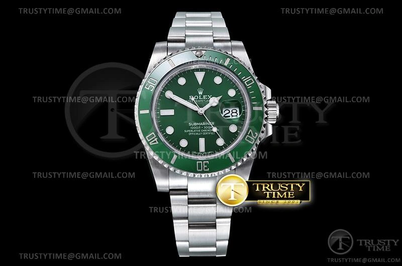 Sustainable ROLSUB0288 – Submariner 116610LV 904L SS SS Green V2S ZZF SA 1039