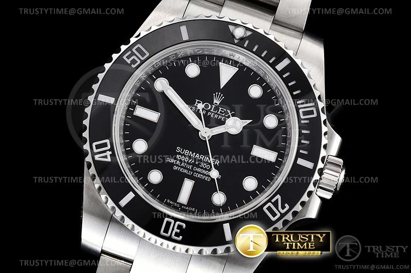 TechFriendly ROLSUB0294B – Submariner 114060LN 316F SS SS Blk V8S Noob SA 1040