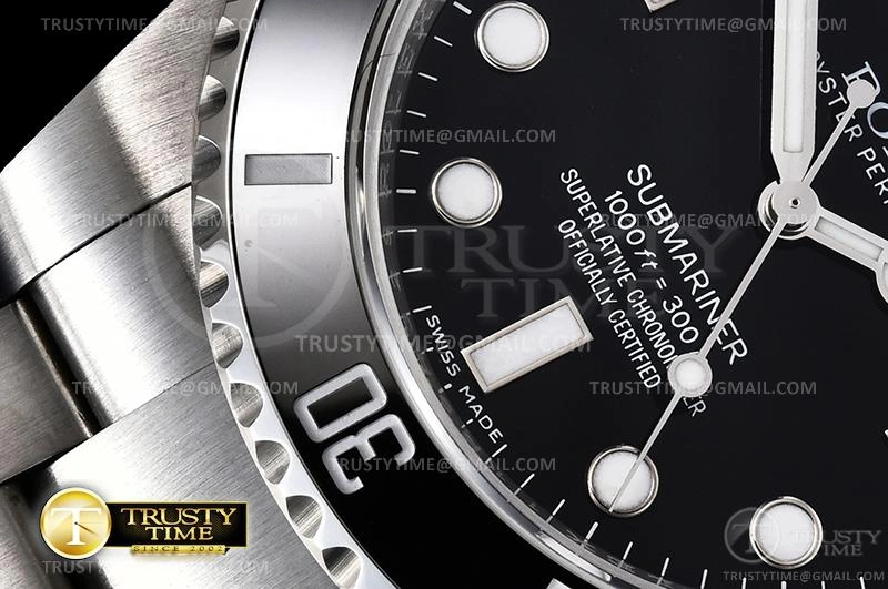 TechFriendly ROLSUB0294B – Submariner 114060LN 316F SS SS Blk V8S Noob SA 1040