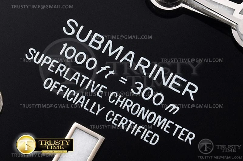 TechFriendly ROLSUB0294B – Submariner 114060LN 316F SS SS Blk V8S Noob SA 1040