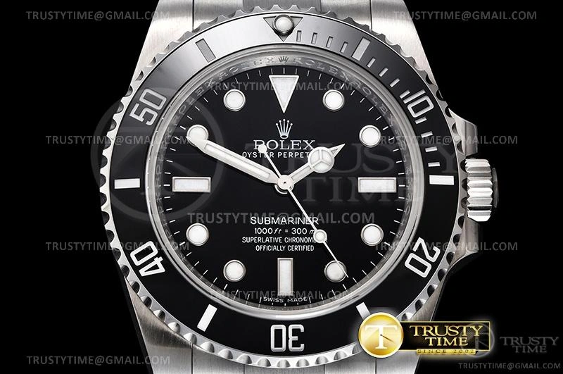 TechFriendly ROLSUB0294B – Submariner 114060LN 316F SS SS Blk V8S Noob SA 1040