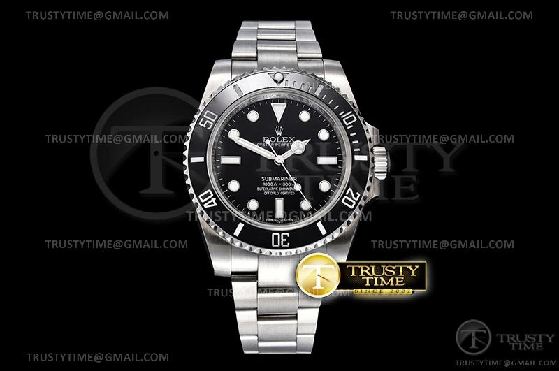 TechFriendly ROLSUB0294B – Submariner 114060LN 316F SS SS Blk V8S Noob SA 1040
