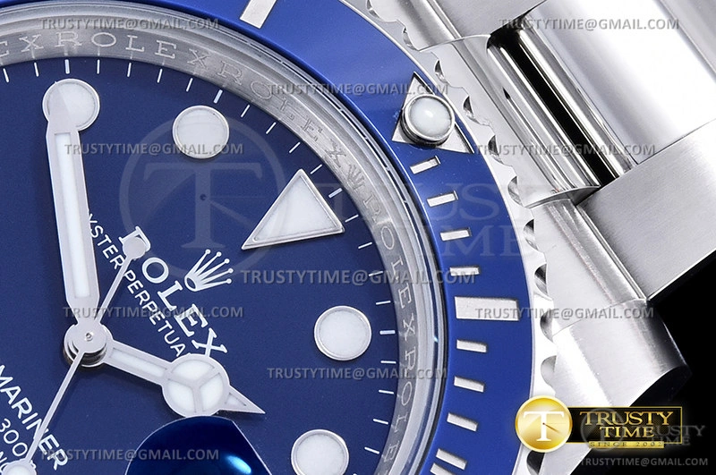 Sporty ROLSUB0338 – Submariner 116619LB 904L SS SS Blue VSF VS 1042