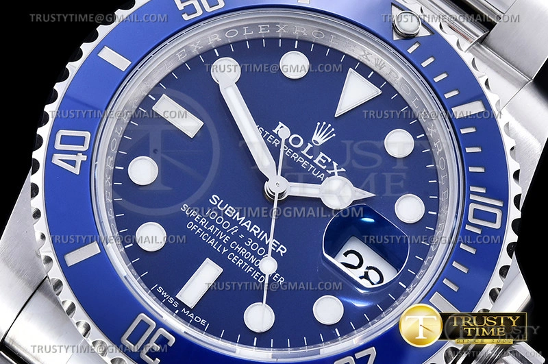 Sporty ROLSUB0338 – Submariner 116619LB 904L SS SS Blue VSF VS 1042