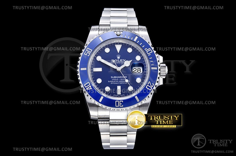 Sporty ROLSUB0338 – Submariner 116619LB 904L SS SS Blue VSF VS 1042