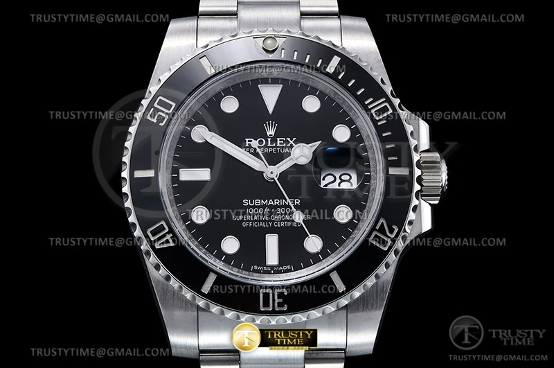 Fashionable ROLSUB0417A – Submariner 116610LN 904L SS SS Blk CLEAN V2 VS 1047