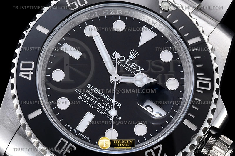 Fashionable ROLSUB0417A – Submariner 116610LN 904L SS SS Blk CLEAN V2 VS 1047