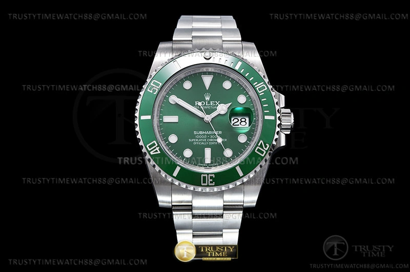 Breathable ROLSUB0426B – Submariner 116610LV 904L SS SS Green V6F V2 VS 1053