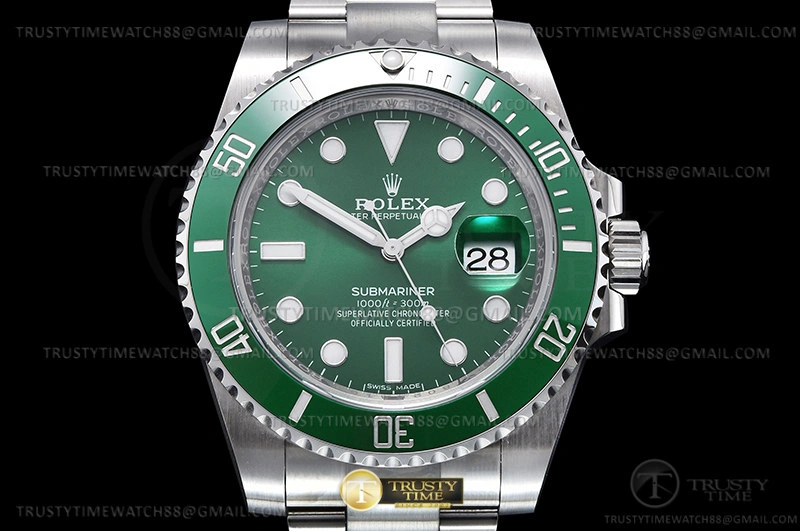 Breathable ROLSUB0426B – Submariner 116610LV 904L SS SS Green V6F V2 VS 1053