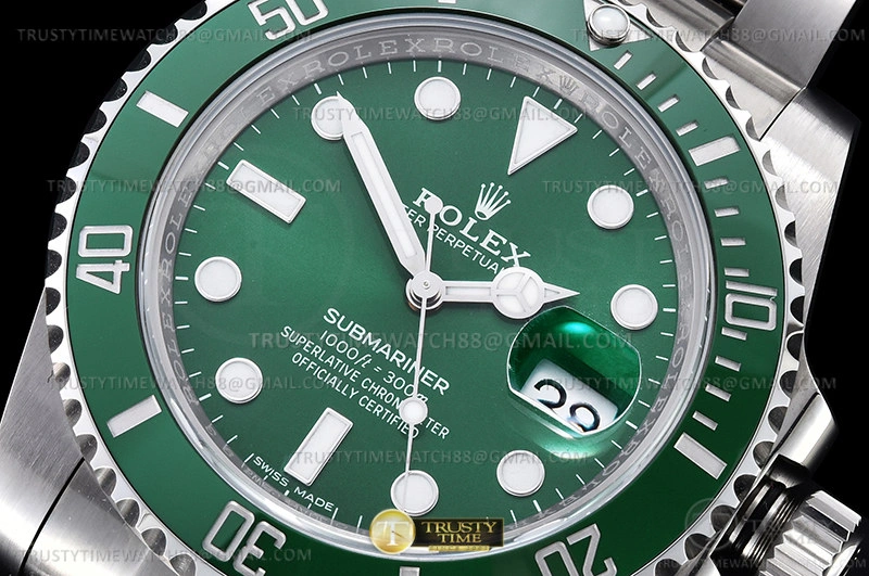 Breathable ROLSUB0426B – Submariner 116610LV 904L SS SS Green V6F V2 VS 1053
