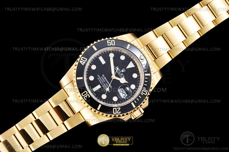 ROLSUB0475D – Submariner 116618LN Wrp 904 YG YG Black KF VR EyeCatching 1052