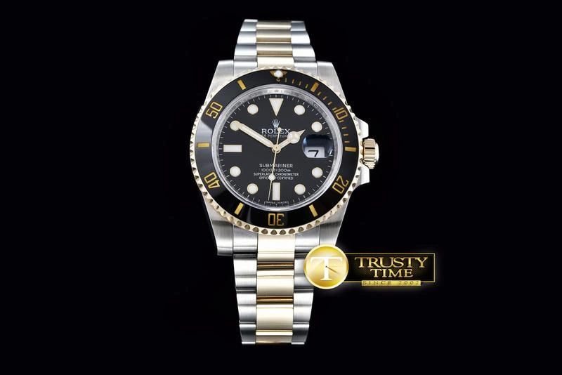 ROLSUB183A – Submariner 116613 18K Wrapped TT Blk V7 Noob A- Bold 1061