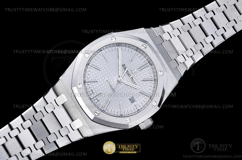 Unique Royal Oak 15400 SS SS White APSF V3 A 104