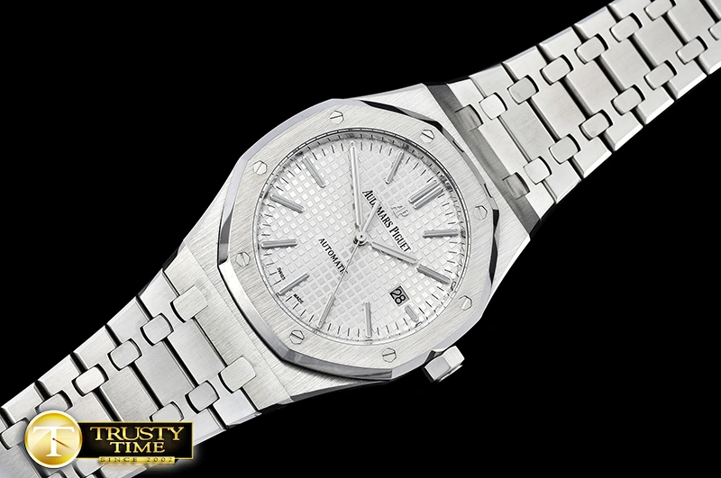 Royal Oak 15400 SS SS White V WaterResistant 111