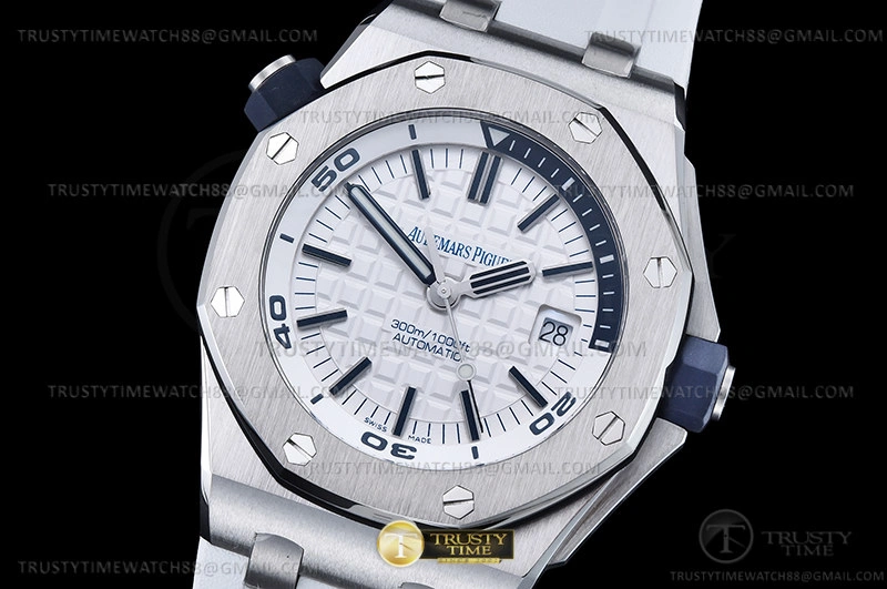 Royal Oak Diver 15707CE CER RU White APSF A QuickDry 107