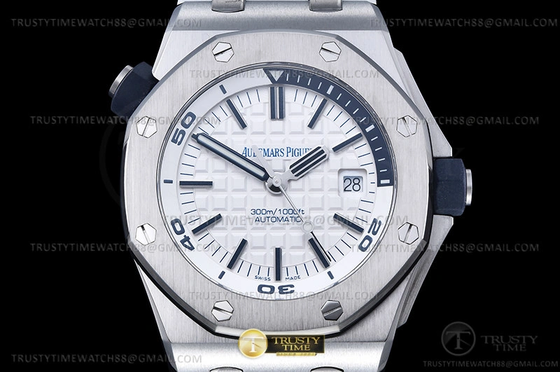 Royal Oak Diver 15707CE CER RU White APSF A QuickDry 107